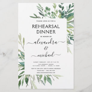 Janto de ensaio orçamental Foliage Greenery