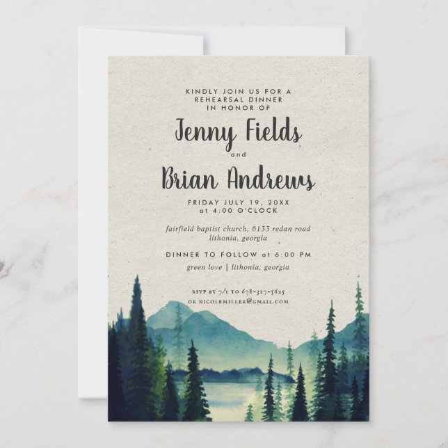 Janto de Ensaios de Casamento de Montanha (Frente)