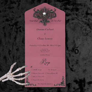 Janto de Filigree do Halloween Preto Gótico e Borg