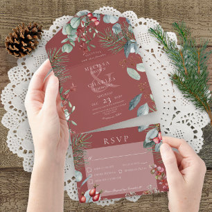 Janto Eucalyptus Red Winter Pine Berries