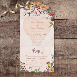 Janto Floral Boho Heart Peach Jewel