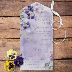 Janto Floral Moderno Purple & Yellow