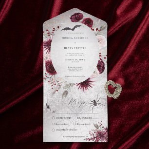 Janto Floral Rustic Black & Burgundy