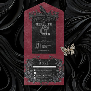 Janto Gótico de Rosas Negras Raven & Black