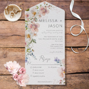 Janto Moderno Floral Branco e Rosa Pastel