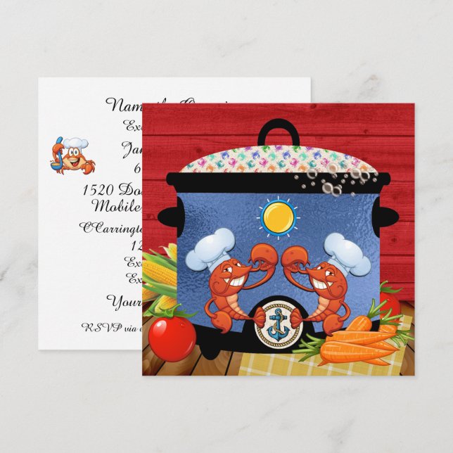 Janto / Potluck / Recebendo convite (Frente/Verso)