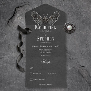 Janto Preto e Branco Gótico Moth Moody