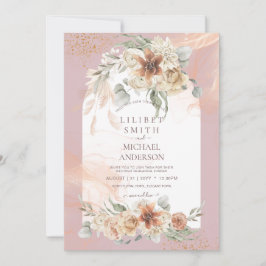 Janto REHEARSAL Pampas Florais Dusty Rosa