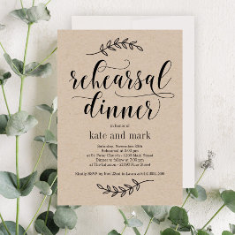 Janto Russo de Ensaio Elegância Convite Kraft