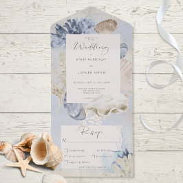 Janto Rustic Blue Ocean Beach