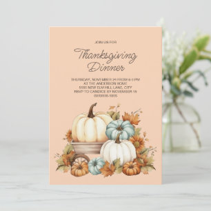 Janto Rustic Boho Harvest de Ação de Graças Pumpki