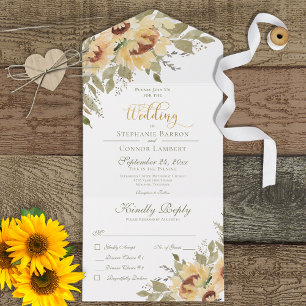 Janto Rustic Soft Yellow Sunflower