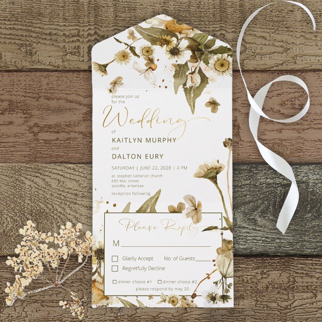 Janto Rustic Summer Wildflower & Daisies (Criador carregado)