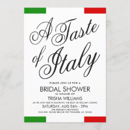 Janto Temático Italiano | Convite para chá de pane