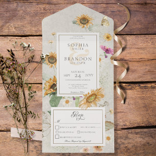 Janto Vintage Summer Sunflower Cream