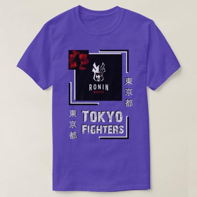 Japan Tokyo Fighter Style Samurai Top  (2) (Frente do Design)
