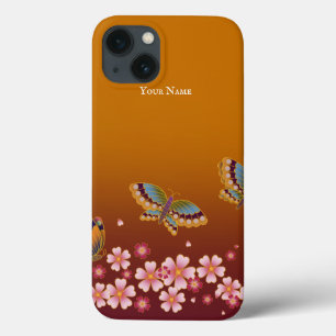 Japanese Butterflies Sakura Blossoms Personalized