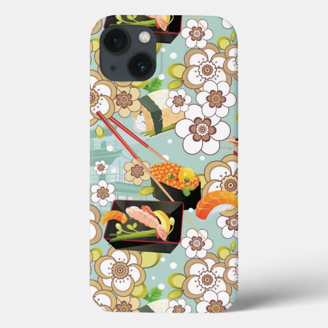 Japanese Food: Sushi Pattern 4 (Verso)