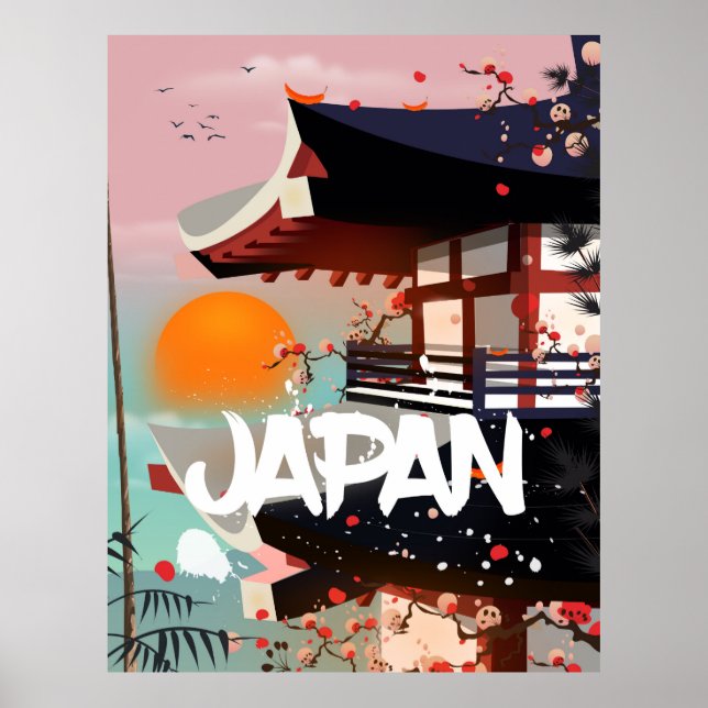 Japão Edifício de sola poster (Frente)