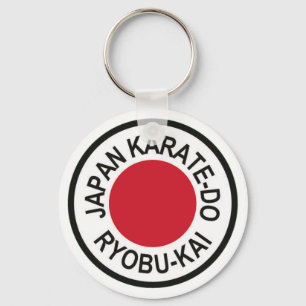 Japão Karaté-Faz chaveiro do logotipo de Ryobu-K