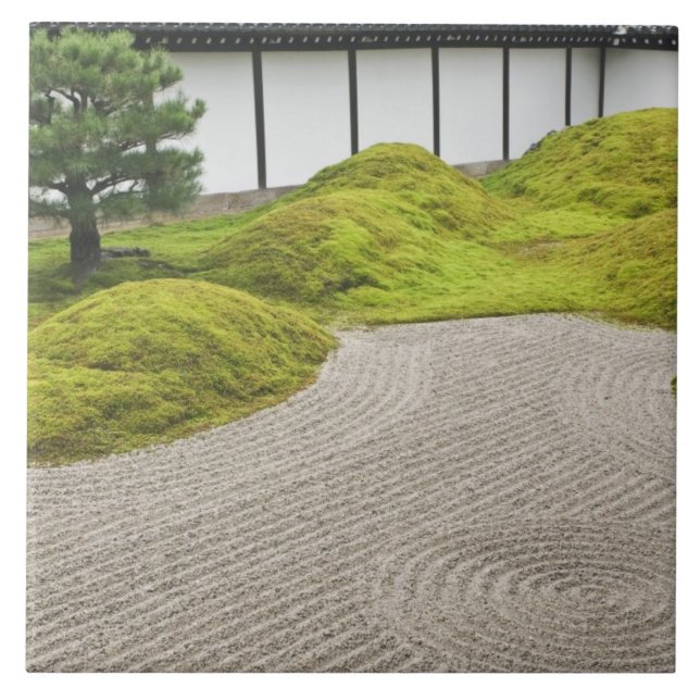 Japão, Kyoto, templo Tofukuji, jardim da paisagem (Frente)