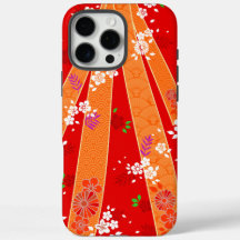 Japonês Floral Kimono Pattern Primavera