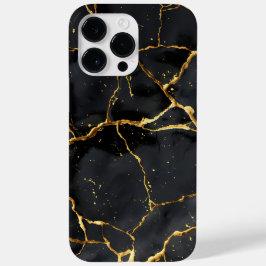 Japonês Kintsugi Preto e Dourado