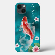 Japonês Koi Fish Oriental Chersom Japão