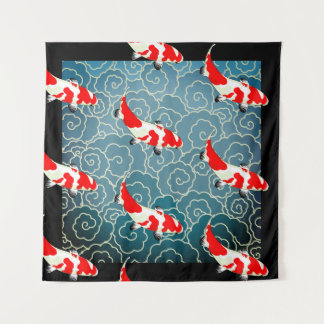 JAPONÊS KOI FISH Tapeçaria