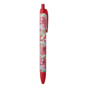 Japonês Washington Red Floral Origami Yuzen Caneta