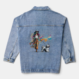 Jaqueta Boho Chic Denim - Ande no Estilo
