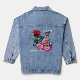 Jaqueta de Denim das Mulheres Personalizadas