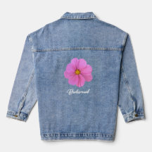 Jaqueta de Denim do Flor Bridesmaid