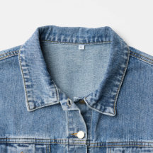 Jaqueta de Denim feminino,NUMEDR.1 Texto Negra SOR