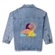 Jaqueta de Jeans Vibrante da Garota de Verão – Col