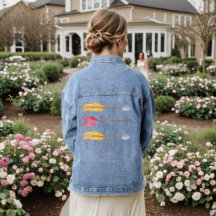 Jaqueta Nativa de Denim por Mulheres de Seta Ameri