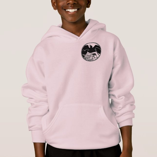 Jaqueta Raven Hoodie Kid's Raven Art Jaqueta (Frente)