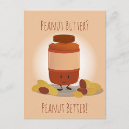 Jar de Manteiga de Amendoim Bonito | Cartão Postal