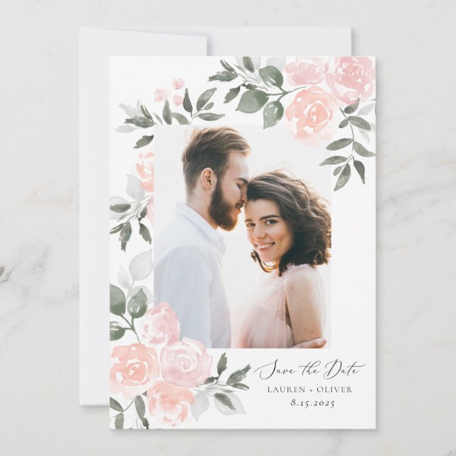 Jardim Blooms Salva o Cartões de agradecimentos de (Frente)