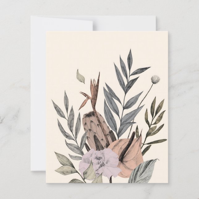 Jardim Botânico Boho - Ilustração Floral (Frente)