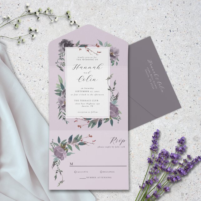 Jardim Botânico Roxo Lavanda Elegante (Criador carregado)