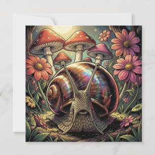 Jardim Caprichoso de Caracol e Cogumelo Cósmico