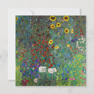 Jardim da Fazenda com Girassóis Gustav Klimt C