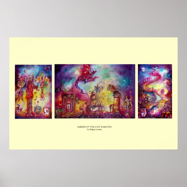 JARDIM DA POSTER DE SOMBRAS PERDIDAS (Frente)