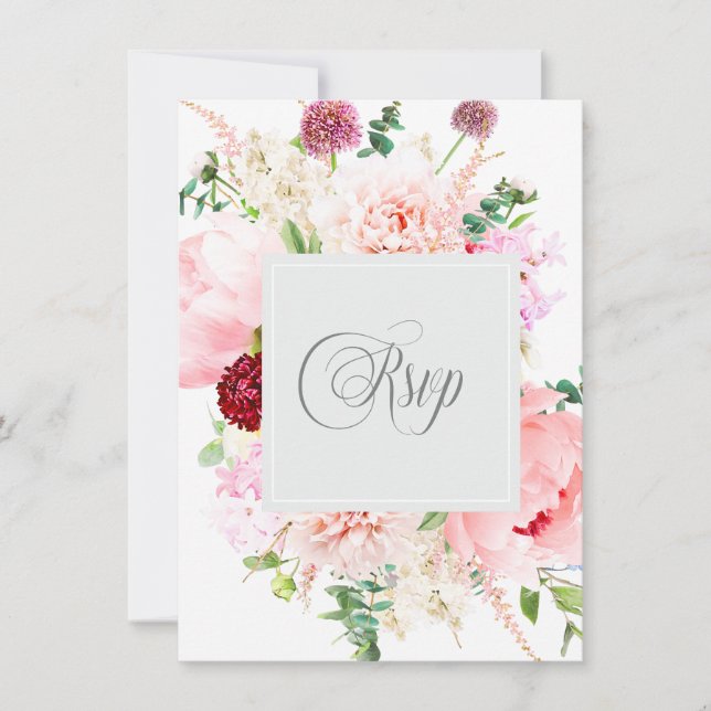 Jardim de Aquarela Selvagem RSVP | (Frente)
