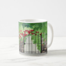 Jardim de café Tea Mug Portão 11 onça caneca