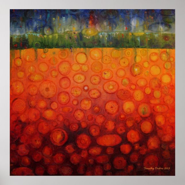 Jardim de Cyndi - Impressão de Tela (Frente)