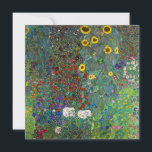 Jardim de fazenda com girassóis | Gustav Klimt | C<br><div class="desc">Jardim de fazendas com Sunflower é uma pintura de 1907 de Gustav Klimt.</div>