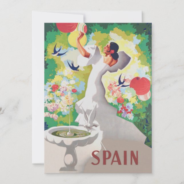 Jardim de Fiesta, Flores de Aves da espanha (Frente)