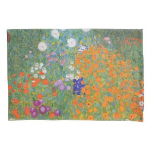 Jardim de Flores por Gustav Klimt